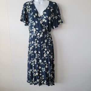 Seraphine | Dresses | Seraphine Navy Blue Draped Pleat Maternity Dress |  Poshmark